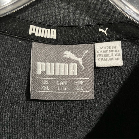 PUMA Dark Gray Polo Shirt, Size XXL - Picture 9 of 10